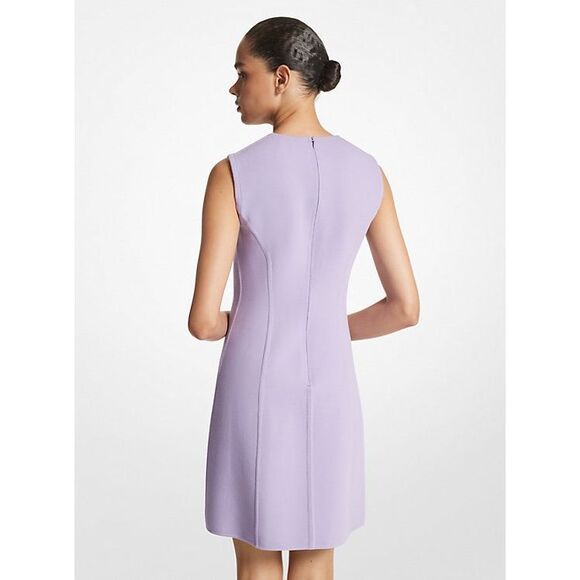 NWT Michael Kors Collection Sleeveless Wool Blend Shift Dress Freesia Size 6 $16 - Picture 2 of 11